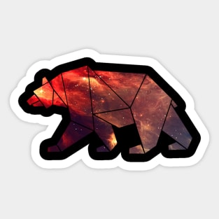 Origami Bear Sticker